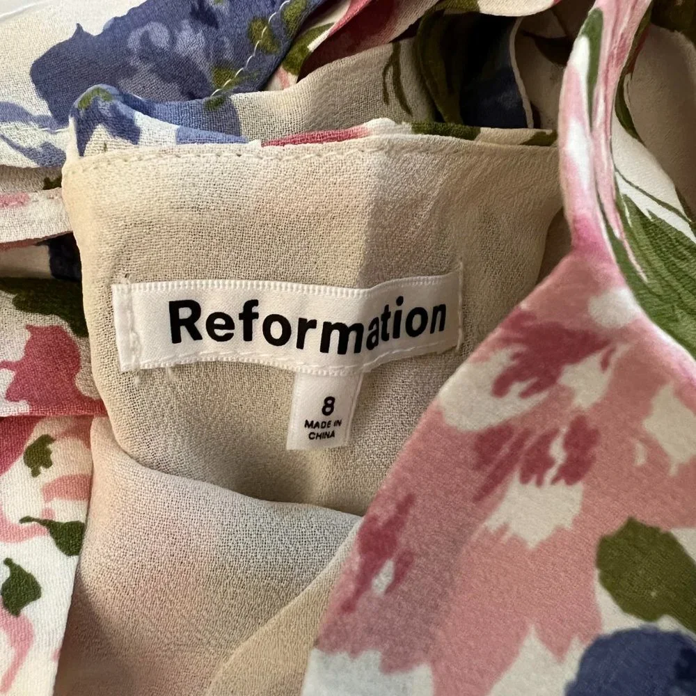 🥳🥳SALE🥳🥳Reformation Niara Dress in Donna - Picture 12 of 13